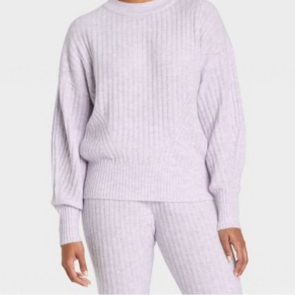 NWT 2 Piece- A New Day - Crewneck Ribbed Sweater and Flare Pants - XS